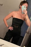 Love this romper! I was a little nervous to order a small because I wear both small and medium but this fits great, not a lot of wiggle room but not too tight either! Do it! - Emily L.
