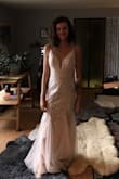 Beautiful dress! It was a little large around the chest, but I have small boobs (34-36B) and I am planning to get that adjusted. The color is amazing and it looks high quality with the lace. - Roslyn P.