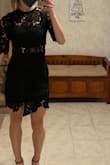 Ordered a bunch of lulus dresses for a winter wedding and this is the one I'm going to end up wearing. True to size. I'm kind of athletic so this is the only one that looked flattering on my broad shoulders. - Jennifer A.