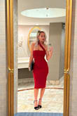 Loved this dress - definitely tight and no room to spare, but comfy too! - Katy P.