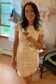 I bought this dress for my bachelorette and it was such a hit. It's a little shorter than I'd usually wear, but it fits nicely and is very comfortable! The sequins don't itch like some styles might. Highly recommend! - Liz I.