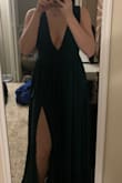 I normally wear size 6-8 or a medium in dresses, the medium was very loose on the top part. I exchanged for a small and it fit perfectly. This dress is long, I'm about 5'9 and wore it with 4" heels. - Alex (.
