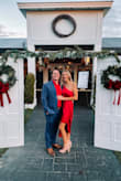 About as perfect as can be. True to size, I ended up exchanging XS for S due to bust size -  the S was perfect. I steamed the dress after letting it hang for ~2 weeks as the fabric shows wrinkles easily. MANY compliments throughout the night, the dress was a hit and I would highly recommend! - Nichole D.