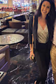 It's a tad big but I still LOVED the way it looked on me! It's a perfect night-out top that can be easily dressed up with a cute blazer! - Ashley C.