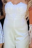 Wore this for my bridal shower! Loved it, but too long and my pant legs were too wide so I needed to get some alterations. - Jackie C.