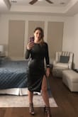Absolutely love this skirt!  I thought the fit might be tight, but it fits beautifully and true to size.  Material is very soft & it is comfortable to wear.  Pairs beautifully with a bodysuit.  Definitely purchase, you'll love having this piece in your closet! - Shannon M.