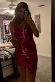 I was scared to order online but Lulus has a really good return policy! The dress fits very good! It has stretchy material and fits in all the right places. I do not have a standard body size because I'm so tall but it is an amazing dress! 12/10! - Carmen K.