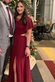 I ordered this dress on a whim not really thinking much about it& I was amazed at how beautiful his dresses in person! His fit perfectly and was extremely flattering. I forwarded you a corporate Christmas party and received so many compliments& I may just have to order it and all the colors it comes in. Love it! - Shelbi E.