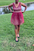 A little pricey for the cheap material but overall it's a good dress. - Makayla W.