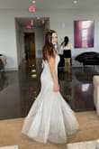 This one was my 2nd runner up! It's so pretty and I wish I had a place to wear it (rather than my wedding which I chose a diff dress). The quality is amazing and all my bridesmaids fell in love with this one. It's very beige in person. - Marissa C.