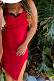 It's slightly tight in a good way. I didn't feel the shaping was extremely flattering. - Taylor M.