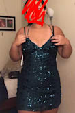 This dress was kind of a backup for me but I still got it just cause. I ended up loving it and the color is so pretty. Unlike the other dresses, I ordered this didn't run short which is nice and it's also not too long. The back is super flattering and I love the strappy situation. The only complaint I have about the dress is the padding in the bust. It kinda goes to the side and doesn't look the best. I kinda needed to tighten it a lot so the sides don't go too far over. Would recommend this dress. - Olivia G.