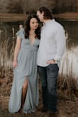 I was totally in love with the way this dress looked on the website so I purchased it hoping to wear it for my engagement pictures. I can honestly say it was the perfect dress! Fits great and is high quality. It looked as good in person as it looked online! Love it!! Will be wearing it again for sure! - Lauren C.