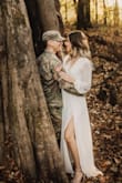 Love this dress! Was perfect for our engagement pictures. Great material and length. Does run pretty big though so size down. I'm normally a small in tops. I ordered the XS based on previous reviews and it was still too big. Sent back and got XXS and it was good! - Olivia K.