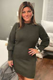 Made beautiful love the sleeves. Great for and length! Ultimate sweater dress! - Courtney D.