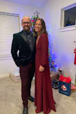 Loved the fit of this dress and how easy and comfortable it was to wear. Felt like the perfect cold-weather fancy dress. I did have to hem it about 2 inches and wore heels. In regard to the comments about the zipper, it does take some effort to zip, but it just takes a little patience. Don't force it and it won't break. - Claire C.