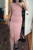 I normally wear either a small or medium and purchased a small in this dress. The fit is great! - Grace M.