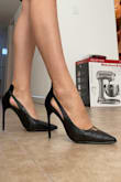 These heels are beautiful, very classy, and of great quality for the price! I usually get a 7.5 size but following Lulus recommendation I got a 7, they fit tight so my regular size would probably fit better. If you're doubting, get them! You won't regret it! - Estefania W.