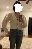 Super cute but as soon as I picked it up, I could feel the static. Forget about running my arms through and a winter jacket on top. 
I thought it'd be too much to get over and truthfully I'd have returned it if I weren't past the deadline. 
But its cute and I can make it work despite how static-y it is. - Kimberly T.