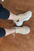 The only thing i don't like it and not wearing them, because of the material too hard, it's hurting my feet so bad but really cute shoes though - Mai M.