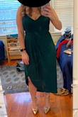 I got compliments on this dress all night! It was comfortable and sexy, and I love the green is gorgeous! - Amanda S.