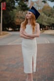 I purchased this dress for my college graduation and it was perfect! Flattering fit and made of quality material. Lulus is a brand that you can trust that the product will match the pictures. - Kayla W.
