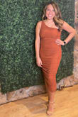Such a pretty dress! Fit perfect, not too tight or too loose! Many compliments at a  fall wedding ! Fit perfect, I would order true too size. - Iris A.