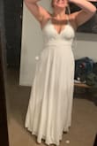Absolutely love. I ordered XL and it was way too big. Sent it back for a large and it is perfect. Going to be wearing this for my small little wedding. - Emily M.
