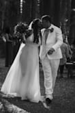 This was my wedding dress. Absolutely loved everything about this dress. It was perfect for my outside wedding and was long enough and looked amazing. - Marilyn J.