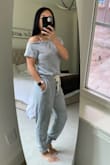 Very soft and comfortable. Fits me perfectly length wise and that's with me being a shorty (5ft). It looked huge out of the back but once I put it on it flattered in all the right places. - Amy C.
