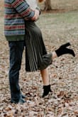 Love this skirt! Wore it for my engagement pictures and it was perfect. Most skirts like this are not super flattering on my hip area but this skirt is slimming and fits perfectly! - Lindsay B.
