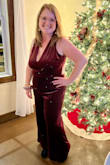 I'm super short so I did have to hem but this fit was perfect. I did have to grab a Sticky bra to wear it but this outfit was everything I wanted and more! - Ashley C.