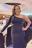This dress exceeded all my expectations! The fit, color, and quality were all on point. I ordered a M and it was perfect. I got compliments all night long. - Moira M.