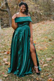 Purchased for our family Christmas Card. Flowy and long (could be hemmed). Comfortable and true to size. Great Quality. Steam before use, dry clean for maintenance. Tulle underlay just so you know. - Lea M.