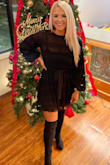 These boots overly exceeded my expectations! I absolutely love them. I wore knee high socks with them to prevent any sliding or bunching and they stayed up all night at my boyfriends Christmas party. Do yourself a favor and buy the shoes! - Taylor G.