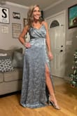 Loved the dress fit perfectly so soft so elegant - Michelle S.