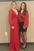 I felt so elegant in this dress and received the most amazing compliments! I wish it was just a little bit more snug, I may have gotten away with a Medium. Please note this was LONG, had to lift while walking and I'm 5'8. - Tyne K.