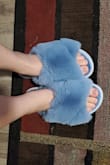 Fluffy, soft, and cute! Nothing not to like. Great house slippers. Truly true to size. Size up if you're concerned. - Julie C.