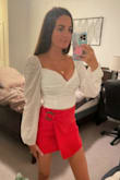 Material is a little thin (not a bad thing) its lightweight, love it! - Caitlin M.