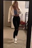 these boots are super cute and can dress up any outfit for any occasion! ankle is a little tight but just needs to be broken in - Shelby S.