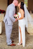 The dress was wonderful! I put spandex under but no bra. I am small in the bust area but it fit great on the rest of my body! - Nelly V.