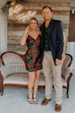 wore this dress to a December wedding&loved! I usually order larges from lulus, but I'm pregnant so I sized up to XL to give the growing belly room. I could have stuck with the large because I had to have it taken in a little. Still loved it! - Joade H.
