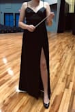 This dress is amazing! The straps are adjustable which is super helpful. It also has great support in the chest area so you don't have to wear a bra. Quality is fantastic!!! Very happy with this purchase. - Alexis C.