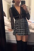 This shirt is so cute. I was debating whether to get it but I'm so glad I did. It's super flattering and is perfectly fitted to my size. Be careful taking it on and off because the lace can get caught. - Jenette C.