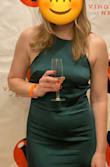 Wore this to a holiday party and got endless compliments and questions about where I got it. The bust fit a little strange as I have a smaller chest and there was some extra fabric that bunched on the sides but I used fabric tape to hold it down most of the night. - Sarah P.