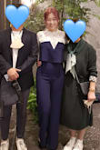 I wore this amazing jumpsuit with a nice top for my brother's wedding in Korea. In Korean culture, the groom side should wear something blue, while the bride side wear something pink. I got this jumpsuit but obviously, it is too "showy" for the formal event like this in Korea, so I wore a white blouse to cover my chest area (in the end, I am too Americanized to wear business formal for a wedding haha XD). I got so many compliments from family, relatives and friends that day. Can't wait to ware this for American weddings in 2022! - Lucy L.