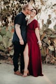 I felt so feminine in this flowy dress. It was the perfect choice for our engagement photos. I received soooo many compliments and it truly made the pics stand out. It's really hard to walk in if you are short and it got caught up in between my legs while walking. Perfect for photos though and loved it! - Alexandria E.