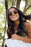 Great pair of sunglasses. I find it difficult to find lenses that don't look so big on my face. These are a perfect size. - Marissa T.