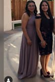 Wore this dress as a bridesmaid. It is very forgiving and beautiful. Wore it while 6 months pregnant and no one noticed. Great dress for all body sizes! - Jessica S.