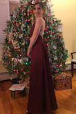 I had a wedding to attend. Due to it being around the holidays I wanted something to match the holiday theme with a deep red or forest green dress. After days of searching online and in-store shopping, I came across this dress and it was absolutely perfect. It wasn't too flashy and not too boring. It was the perfect balance of subtle and formal. The open back and slit was perfect for the occasion. With many compliments into the night I was thrilled with my purchase and now have a forever dress in my wardrobe. I would personally recommend lulus to anyone looking for secure purchase! Xx - Madeline S.